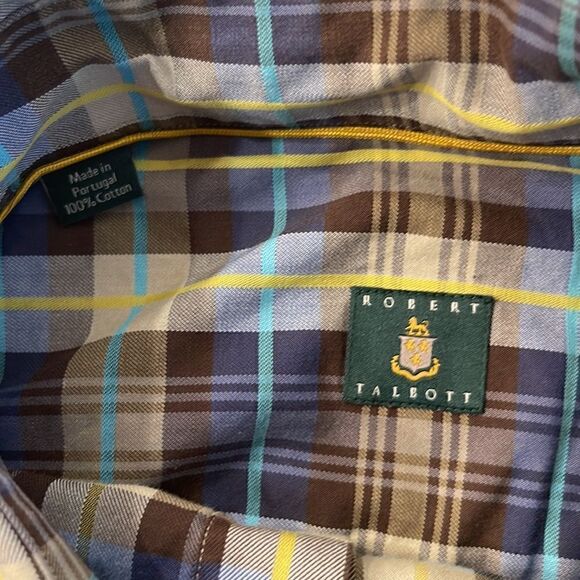 Robert Talbot Button Down shirt.  Size XXL. 💯 cotton. No iron shirt. - Picture 3 of 4